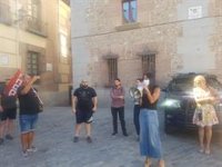 La plantilla del 010 va este viernes a la huelga contra "ERE encubierto" y anuncia un paro indefinido desde septiembre