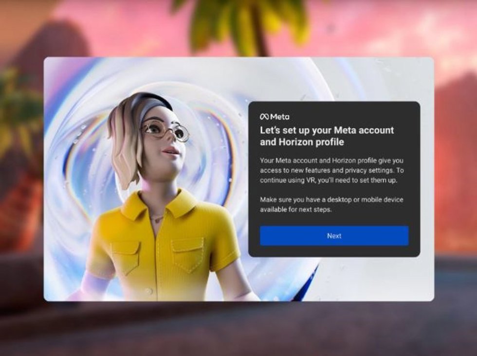 Meta presenta nuevas cuentas de acceso a Oculus Quest