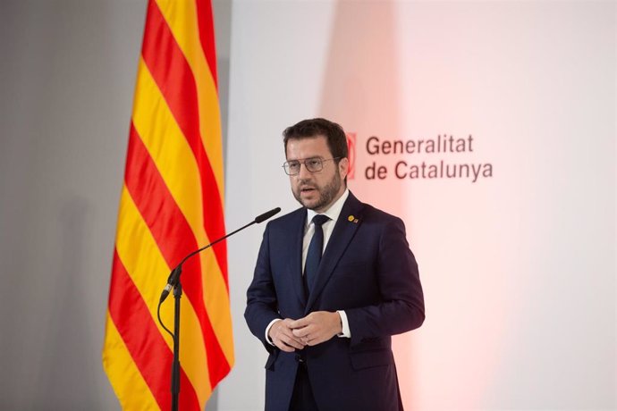 El presidente de la Generalitat, Pere Aragons, en una imagen de archivo.