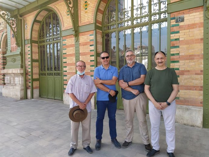 Portavoces de la Mesa del Ferrocarril de Almería