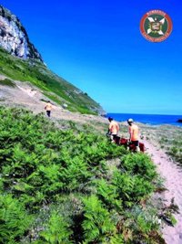 Rescatados dos jóvenes indispuestos que hacían la ruta de los Ojos del Diablo