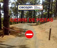 El Cabildo de El Hierro decreta el cierre de pistas forestales para evitar incendios forestales