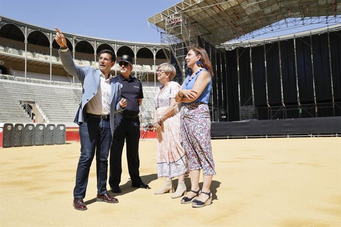 Presentación del plan especial por el concierto de Rosalía.