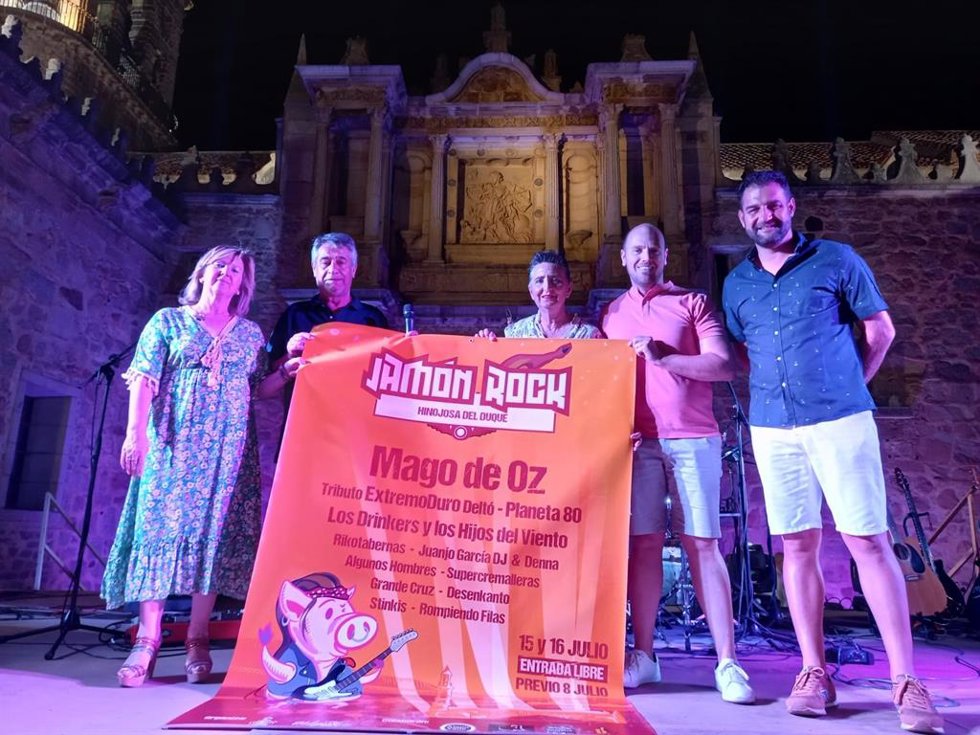 Presentación del Festival Jamón Rock de Hinojosa del Duque.