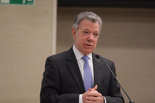 Archivo - El expresidente de Colombia y Premio Nobel de la Paz, Juan Manuel Santos.