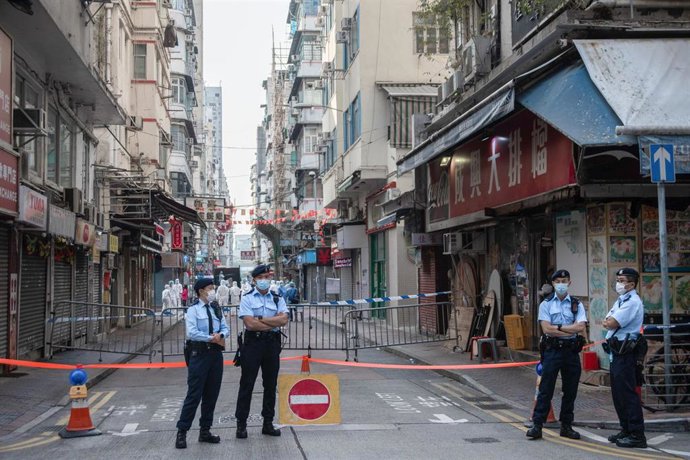 Archivo - Imagen de archivo de la Policía china 