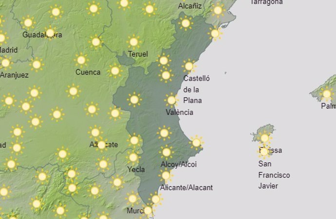 Predicción meteorológica del 9 de julio de 2022