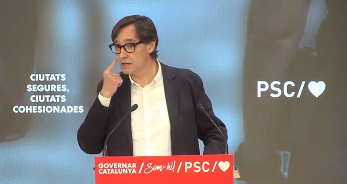 El primer secretario del PSC, Salvador Illa