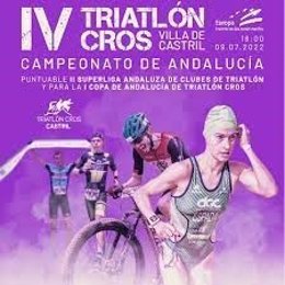 Cartel del IV Triatlón Cros Villa de Castril