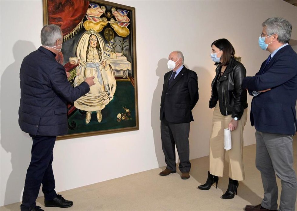 Archivo - Foto de archivo de la inauguración de una exposición sobre María Blanchard