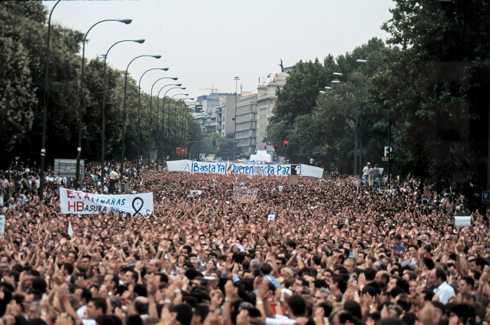 Manifestación por Miguel Ángel Blanco