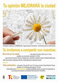 El Ayuntamiento de Torremolinos organiza actividades participativas para elaborar el Mapa de Ciudad Amable