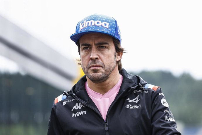 El piloto español Fernando Alonso (Alpine)