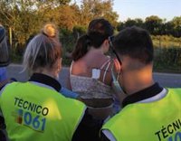 Trasladada a Valdecilla para que le extrajeran un trozo de alambrada que se clavó en la espalda