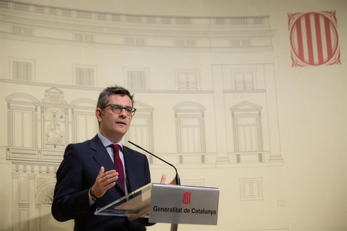 El ministro de la Presidencia, Relaciones con las Cortes y Memoria Democrática, Félix Bolaños