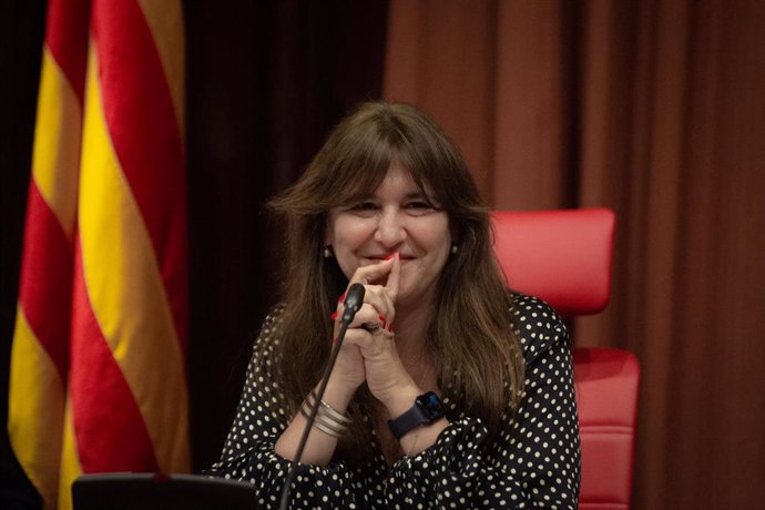 La presidenta del Parlament, Laura Borrs