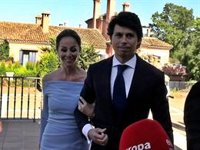 Isabel Preysler y Mario Vargas Llosa, juntos y emocionados en la boda de Álvaro Castillejo y Cristina Fernández Torres