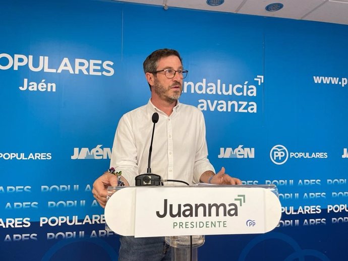 Archivo - Miguel Contreras, portavoz del Grupo Popular en la Diputación de Jaén 