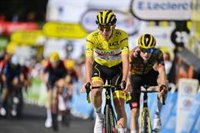 Tadej Pogacar: "Estoy contento de llegar de amarillo al día de descanso"