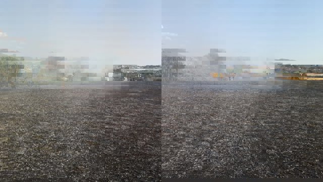 Incendio en una zona de matorral del Parque Tecnológico de Ogíjares