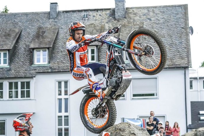 El piloto español de trial Toni Bou (Repsol Honda)