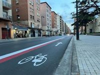 Mañana martes comienza el asfaltado de la calle Murrieta de Logroño