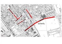 El Ayuntamiento de Palma asfaltará esta semana seis calles del Rafal