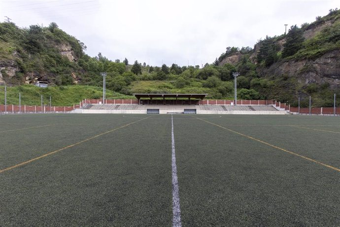 Campo de fútbol municipal en Abusu,  Bilbao