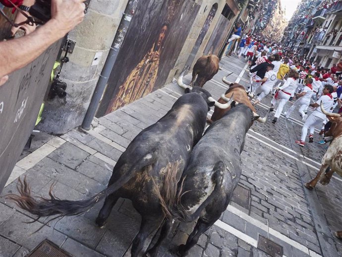 Encierro de Cebada Gago.