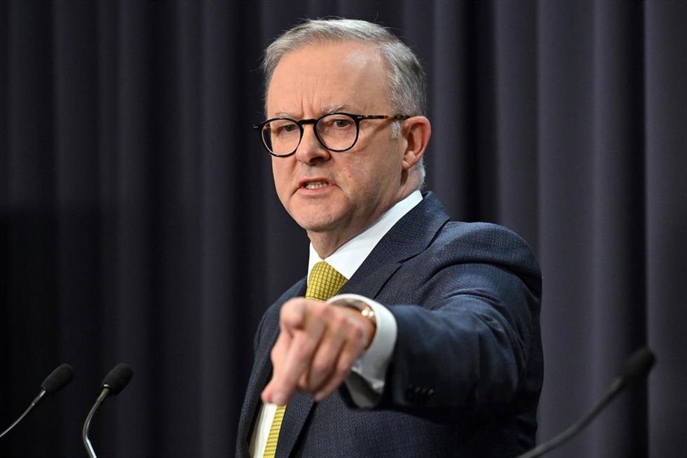 El primer ministro de Australia, Anthony Albanese.
