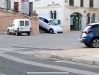 Investigado por circular con su coche por unas escaleras en Langa de Duero (Soria)