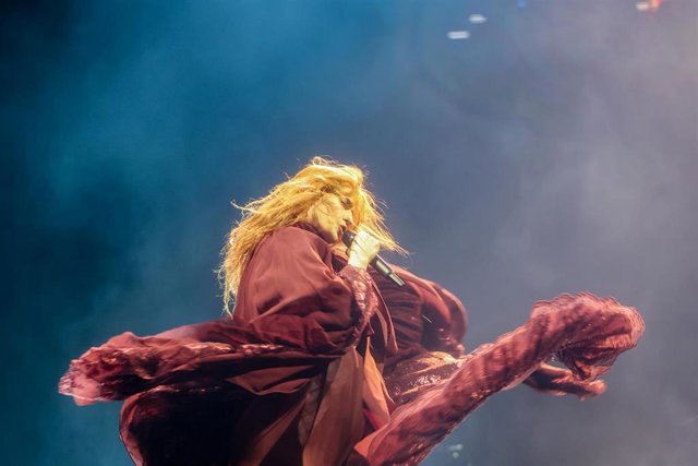 Florence and The Machine actúa en el Festival Mad Cool, 2022, en Valdebebas, a 10 de julio de 2022, en Madrid (España).