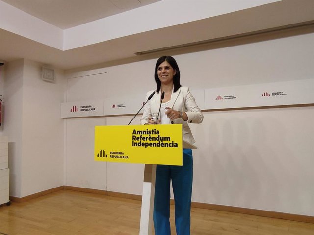 La secretària general adjunta i portaveu d'ERC, Marta Vilalta