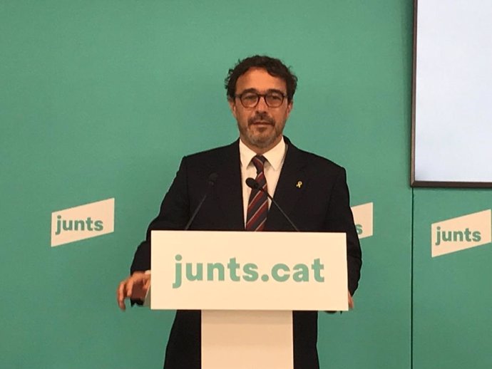 El portavoz de Junts, Josep Rius