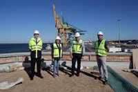 El Puerto de Huelva ultima la construcción de la Terminal de Pasajeros en el Muelle Sur