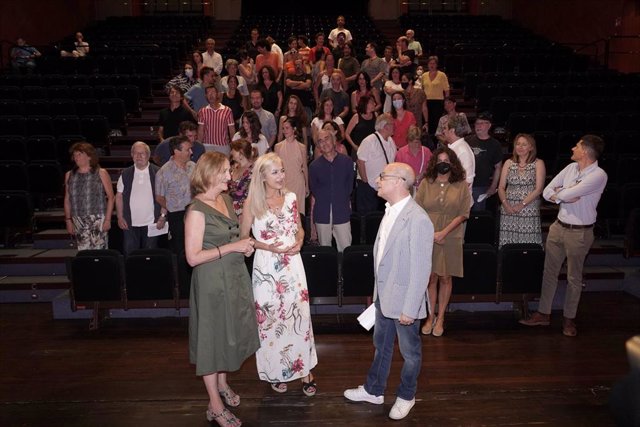 La consejera de Cultura en funciones, Patricia del Pozo, en la presentación de la nueva temporada del Teatro Central.