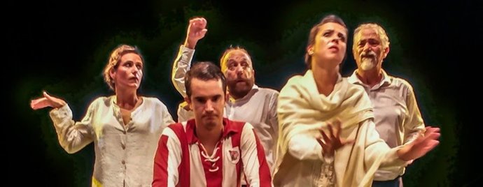 Escena de la pieza "Yo soy Pichichi"