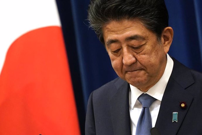 Archivo - El ex primer ministro de Japón Shinzo Abe