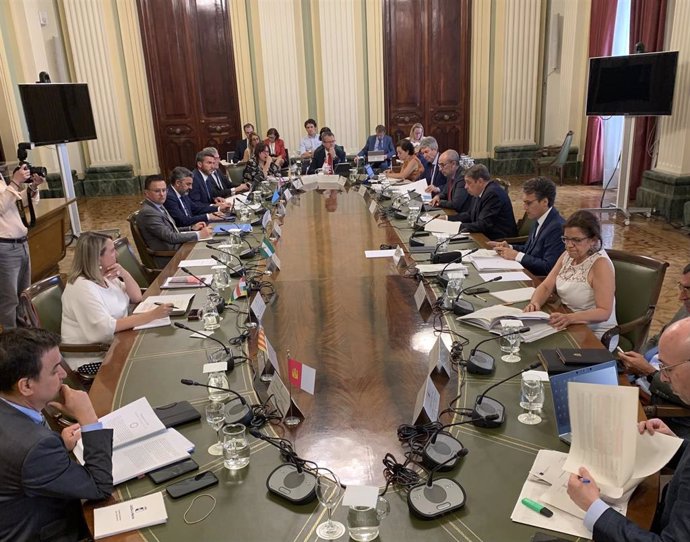 Celebración del Consejo Consultivo de Política Agrícola y Pesquera con la participación del consejero Antonio Luengo.