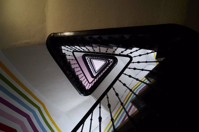 Archivo - Escaleras de un edificio