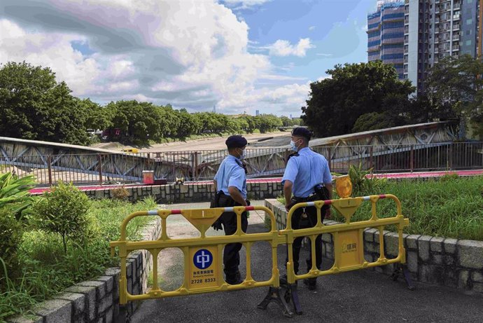 Policía en China