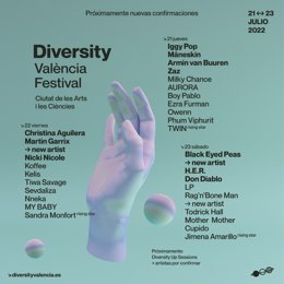 Archivo - Cartel de Diversity Valncia Festival  