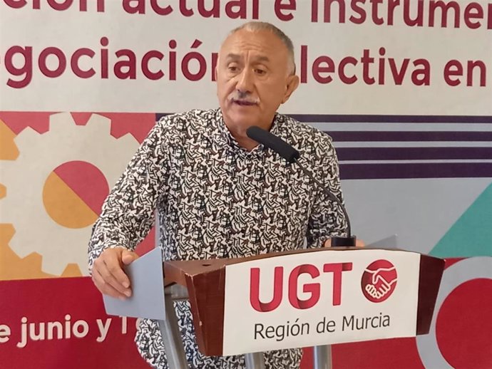 El secretario general de UGT, Pepe Álvarez