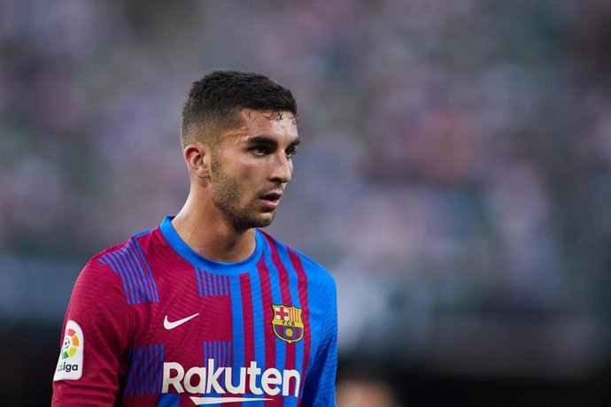 Archivo - Ferran Torres con el FC Barcelona