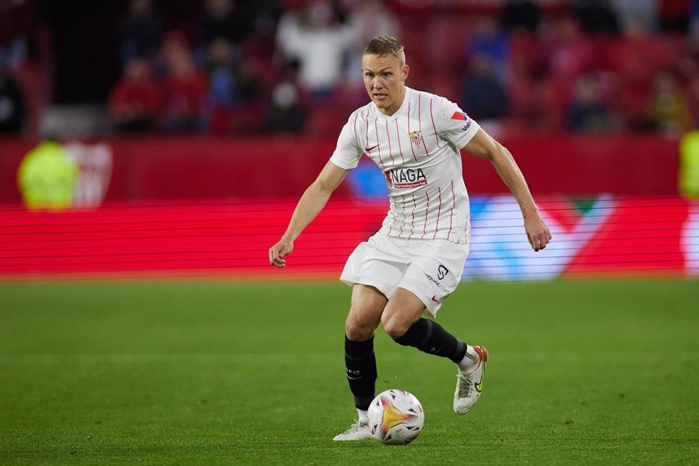 Archivo - Ludwig Augustinsson con el Sevilla FC