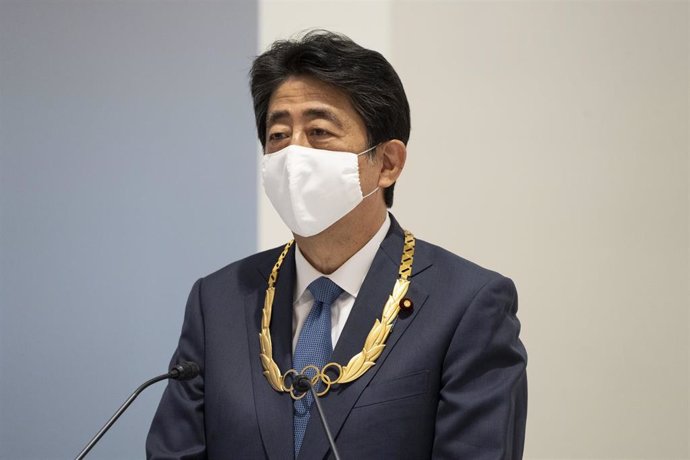 Archivo - El ex primer ministro de Japón Shinzo Abe