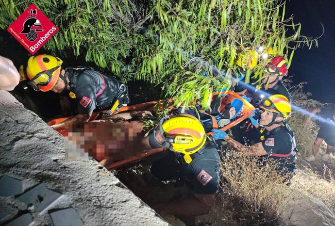 Rescate de un varón