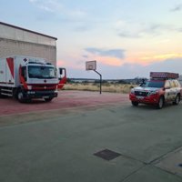 Cruz Roja refuerza sus equipos en el incendio de Las Hurdes y despliega otro albergue en Coria
