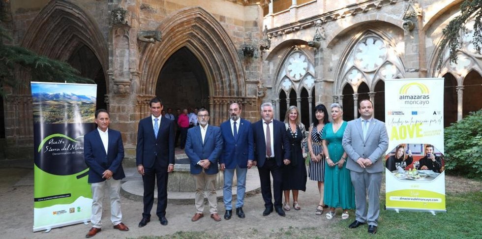 El presidente aragonés ha participado en la presentación del proyecto de 'Almazaras del Moncayo'