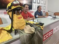 CCOO denuncia ante Inspección de Trabajo el estrés térmico que sufren bomberos forestales y su exposición a químicos